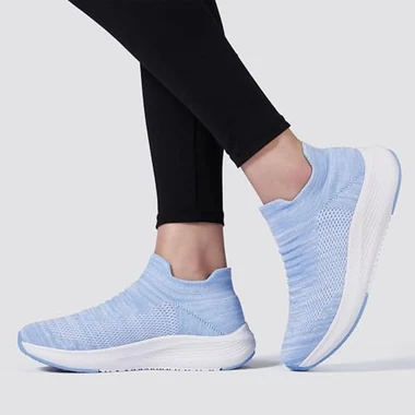 Womens Slip on Walking Shoes Comfort Lightweight Casual Sneakers, view 4
