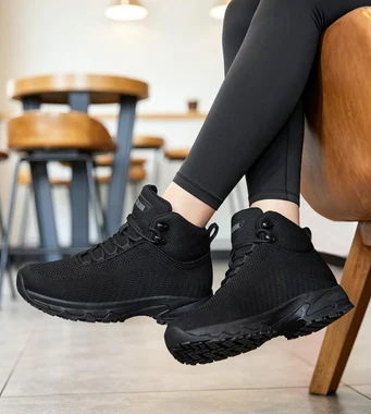 Non Slip Work Boots Women Comfortable Slip Resistant Shoes, view 3