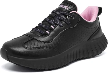 Non Slip Work Shoes Women Food Service Kitchen Chef Restaurant, view 3