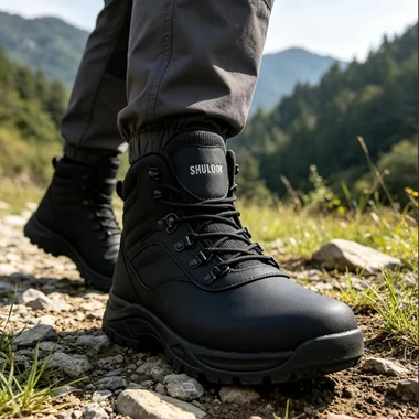Men's Waterproof Hiking Boots Non-Slip Lightweight Ankle Boot, view 3