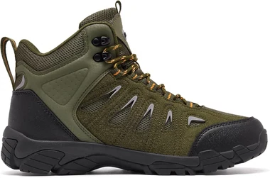Men's Waterproof Hiking Boots Non-Slip Lightweight Mid Top Ankle Boot Breathable Hiker Trekking Shoes, view 2